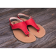 Be Lenka Barefoot sandály Promenade - Red