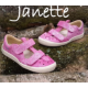 Beda Barefoot sandály - JANETTE růžová třpytka