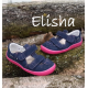 Beda Barefoot sandály - ELISHA tmavě modrá s růžovou