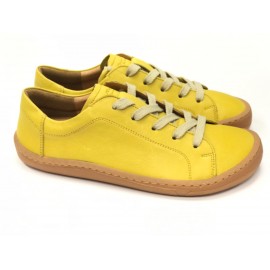 Froddo Barefoot nízké kožené tenisky - tkaničky - Yellow