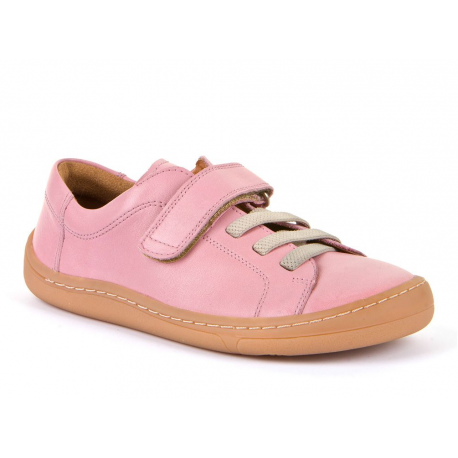Froddo Barefoot nízké kožené tenisky - Pink - 1 zip