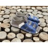 OKbarefoot sandálky PALM - modro-béžové