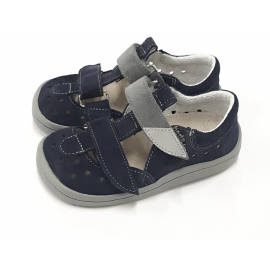Beda Barefoot sandály - LUCAS modro-šedé