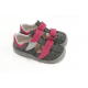 Beda Barefoot sandály - REBECCA růžovo-šedé