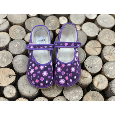 Beda Barefoot baleríny - fialové kvítko