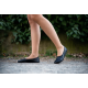 Ahinsa Shoes Ananda - úzká balerínka černá
