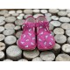 Beda Barefoot bačkory s páskem - růžový koník
