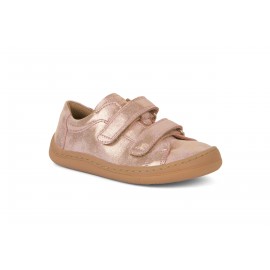 Froddo Barefoot nízké kožené tenisky - Pink/Gold