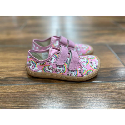Froddo Barefoot tenisky CANVAS - Pink