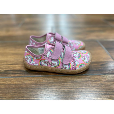 Froddo Barefoot tenisky CANVAS - Pink
