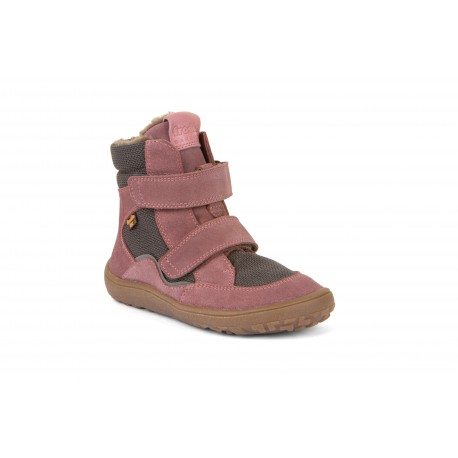 Froddo Barefoot zimní WINTER TEX - Grey/Pink