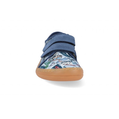 Froddo Barefoot Tenisky Canvas textilní - Light Blue