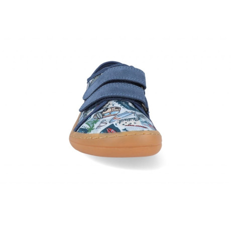 Froddo Barefoot Tenisky Canvas textilní - Light Blue