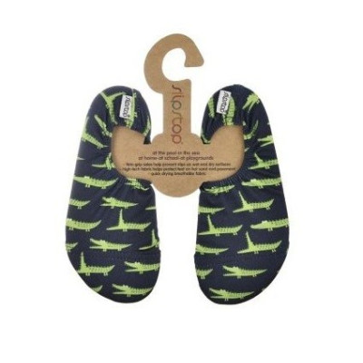 Slipstop - černo neonový krokodýl