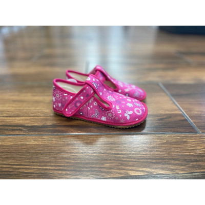 Beda Barefoot bačkory s páskem - šedé rádia