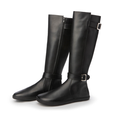 SHAPEN kozačky GLAM - černé vegan