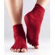 ToeSox Halftoe Ankle Grip (Red)