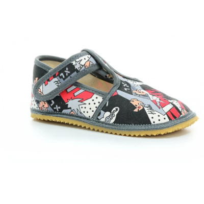 Beda Barefoot bačkory s páskem - comics - SLIM