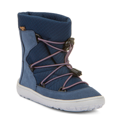 Froddo Barefoot sněhule TEX TRACK WOOL - Denim