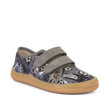 Froddo Barefoot Tenisky Canvas textilní - Grey Fotbal