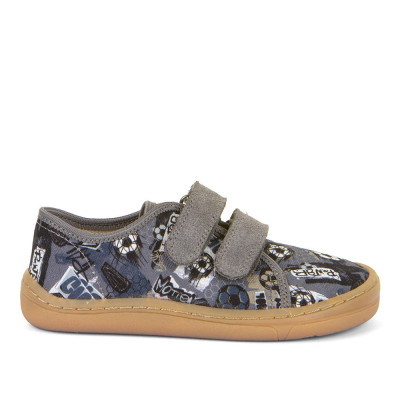 Froddo Barefoot Tenisky Canvas textilní - Grey Fotbal