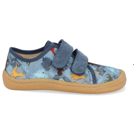 Froddo Barefoot Tenisky Canvas textilní - Dark Denim