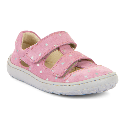 Froddo Barefoot sandály - Pink Star Velur