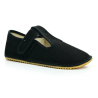 Beda Barefoot bačkory s páskem PLAYFUL - Just Black