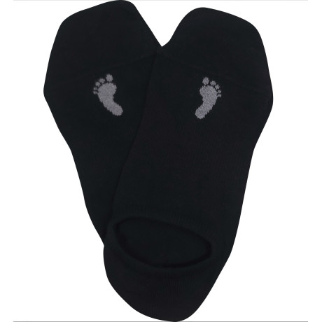 VoXX ponožky anatomicky tvarované BAREFOOT SNEAKER neviditelné ČERNÉ 1 pár