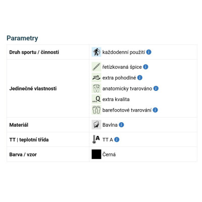 VoXX ponožky anatomicky tvarované BAREFOOT SNEAKER neviditelné ČERNÉ 1 pár