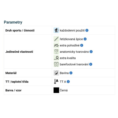 VoXX ponožky anatomicky tvarované BAREFOOT SNEAKER neviditelné ČERNÉ 1 pár