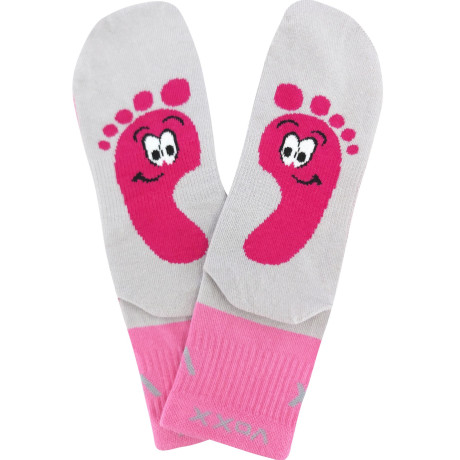 VoXX ponožky dětské anatomicky tvarované BAREFOOTIK růžové