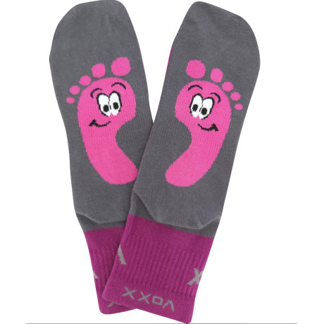 VoXX ponožky dětské anatomicky tvarované BAREFOOTIK růžové
