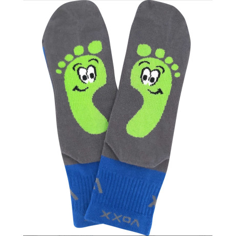 VoXX ponožky dětské anatomicky tvarované BAREFOOTIK modré