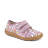 Froddo Barefoot Tenisky Canvas textilní - White/Pink Jednorožec
