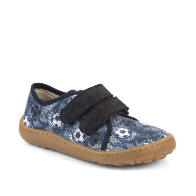 Froddo Barefoot Tenisky Canvas textilní - Grey/Blue Fotbal