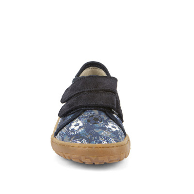 Froddo Barefoot Tenisky Canvas textilní - Grey/Blue Fotbal