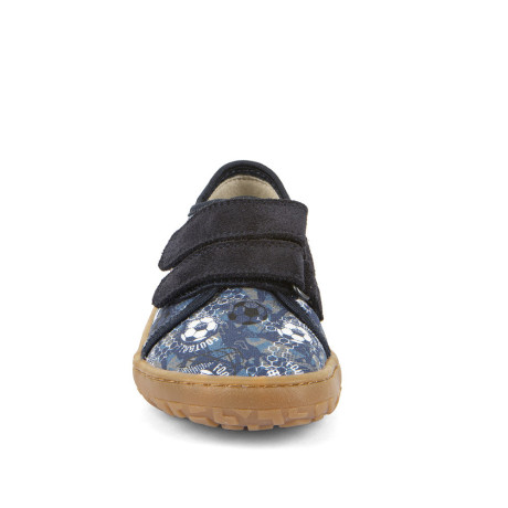 Froddo Barefoot Tenisky Canvas textilní - Grey/Blue Fotbal