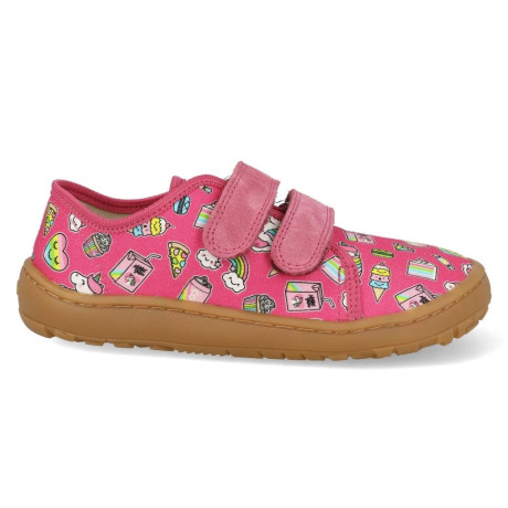 Froddo Barefoot Tenisky Canvas textilní - Fuxia+