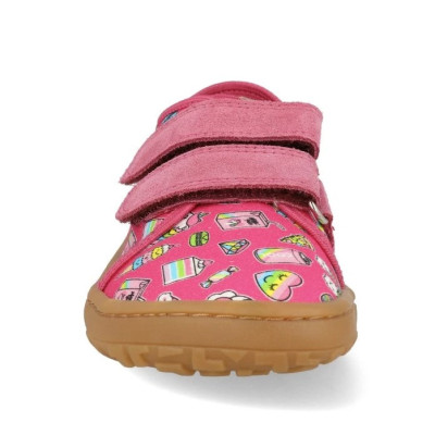 Froddo Barefoot Tenisky Canvas textilní - Fuxia+