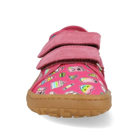 Froddo Barefoot Tenisky Canvas textilní - Fuxia+