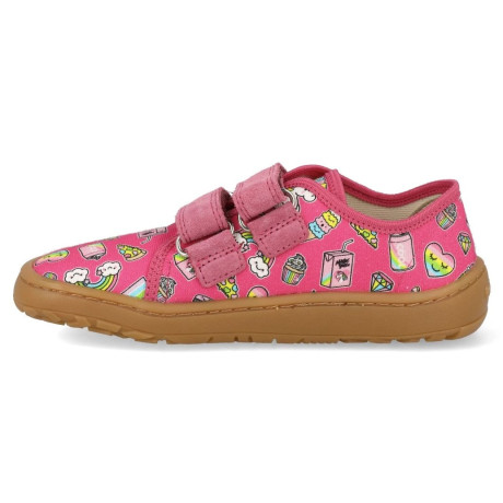 Froddo Barefoot Tenisky Canvas textilní - Fuxia+