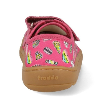 Froddo Barefoot Tenisky Canvas textilní - Fuxia+