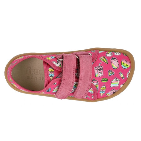 Froddo Barefoot Tenisky Canvas textilní - Fuxia+