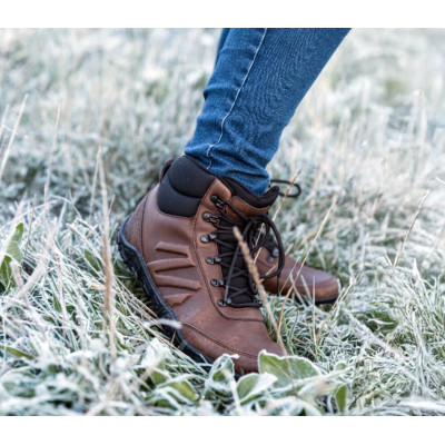 BENNON Barefoot Kožené - Winter High Black/brown